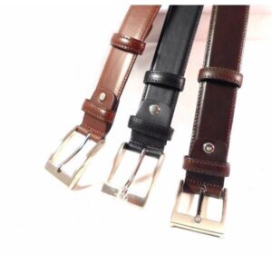 Cinturón piel clásico hombre disponible negro marrón y cuero