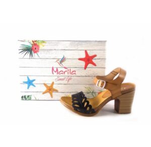 Sandalias de tacón Marila Shoes con suela bio N2830