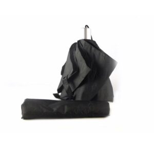 Paraguas plegable Bisetti color negro con apertura/cierre manual