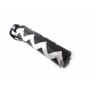 Paraguas plegable Bisetti con estampado color negro y blanco