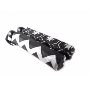 Paraguas plegable Bisetti con estampado color negro y blanco