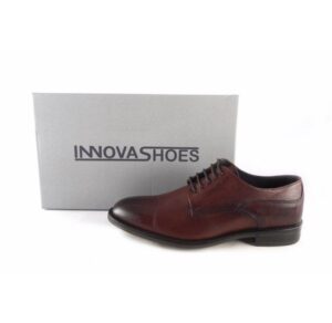 Zapatos vestir hombre en piel con cordones Innova Shoes color marrón