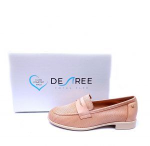 Mocasines mujer Desiree Shoes MOKA9 color rosa