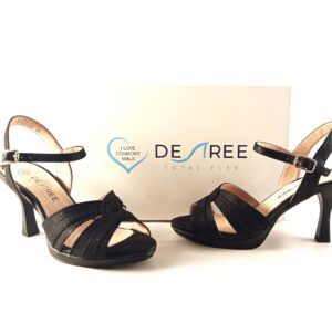 Sandalias de tacón Desireé Shoes Albi4 negro