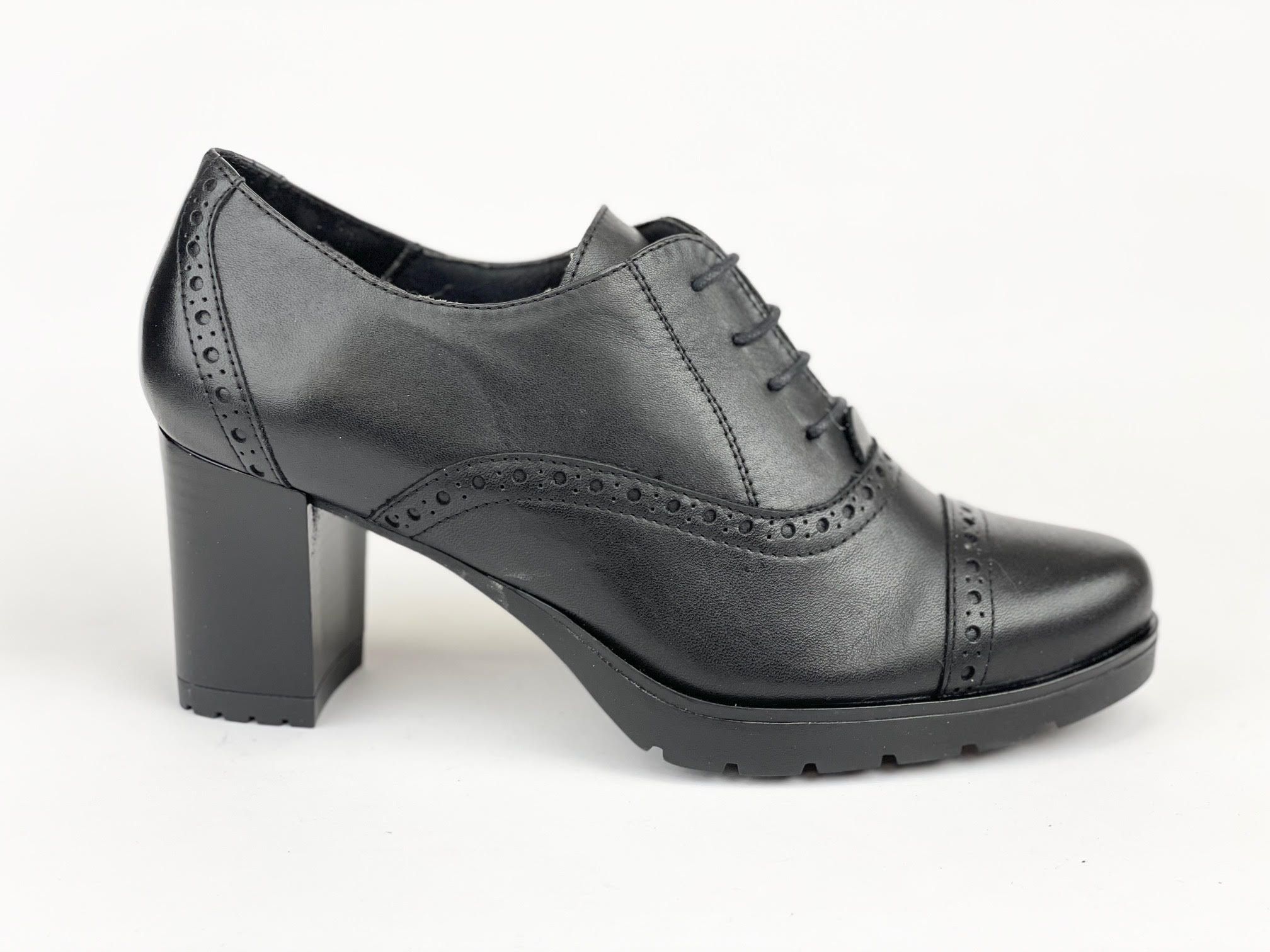 Zapatos blucher de tacón Desireé Shoes Leury13 negro